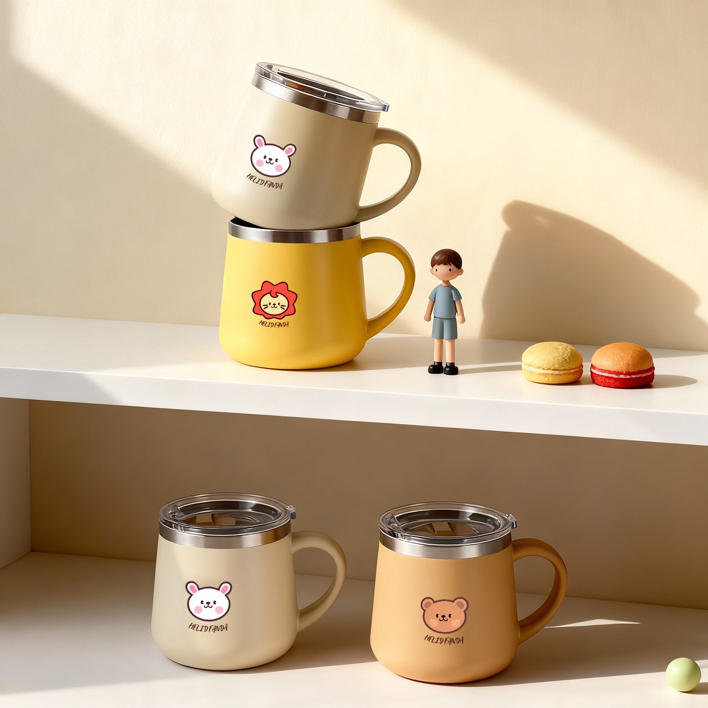 430ML Cartoon 316 Stainless St - Coffee Tea Tumbler recension och pris