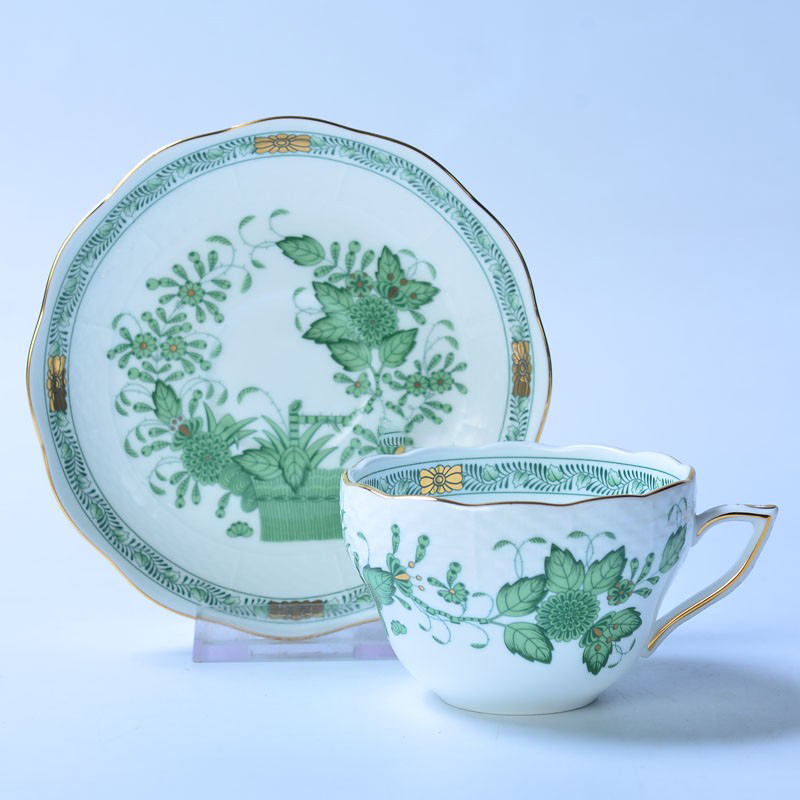 Classical Cup and Saucer Flowe - Coffee Tea Gift Basket recension och pris