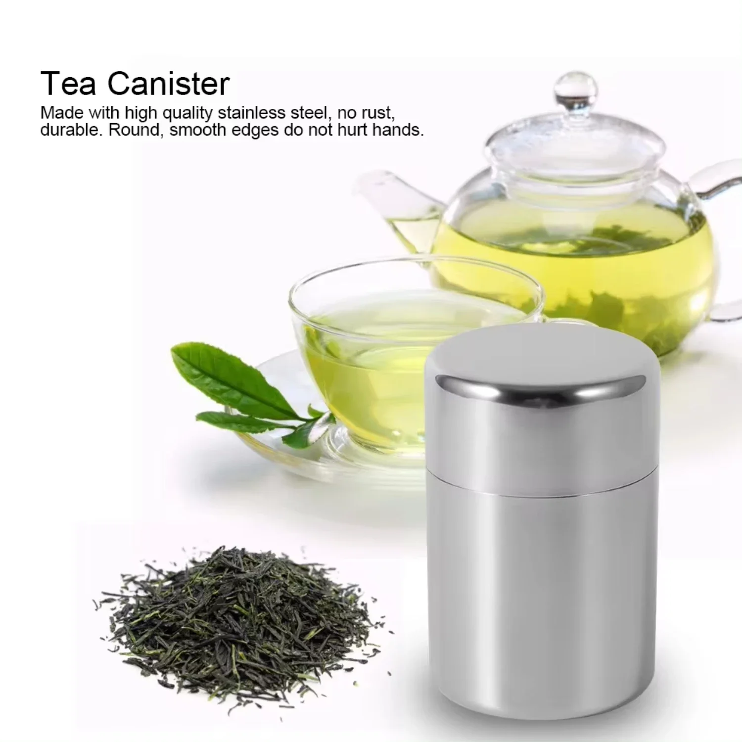 Stainless Steel Tea Leaf Tins  - Coffee Tea And Leaf recension och pris