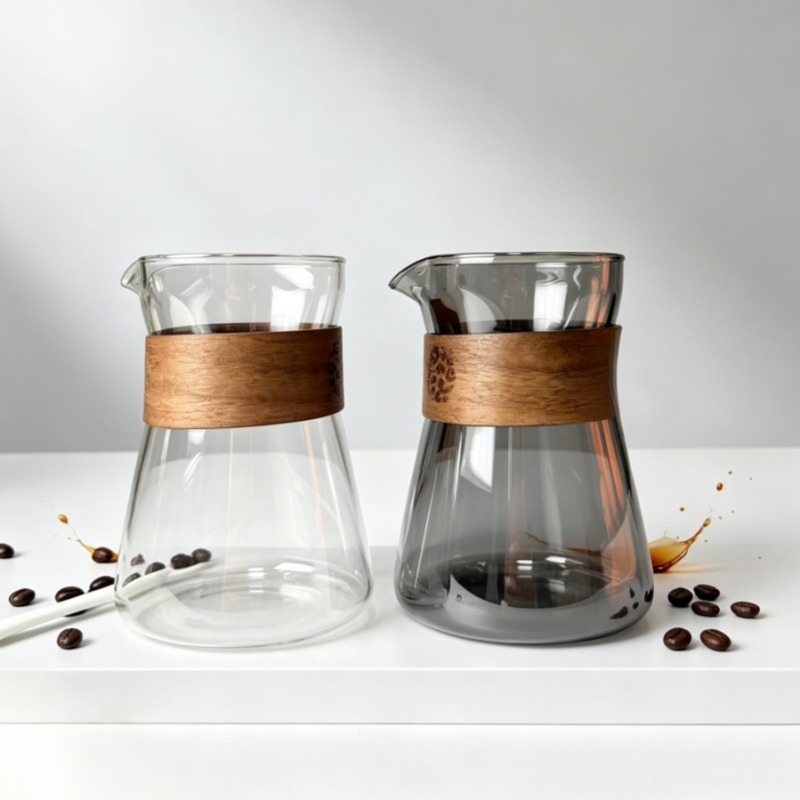 1/2 Pcs Glass Coffee Carafe wi - Coffee Tea Decanter recension och pris