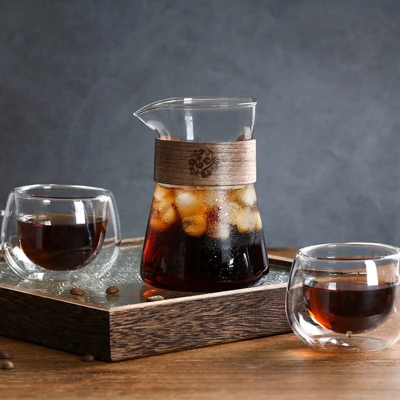 1/2 Pcs Glass Coffee Carafe wi - Coffee Tea Decanter recension och pris